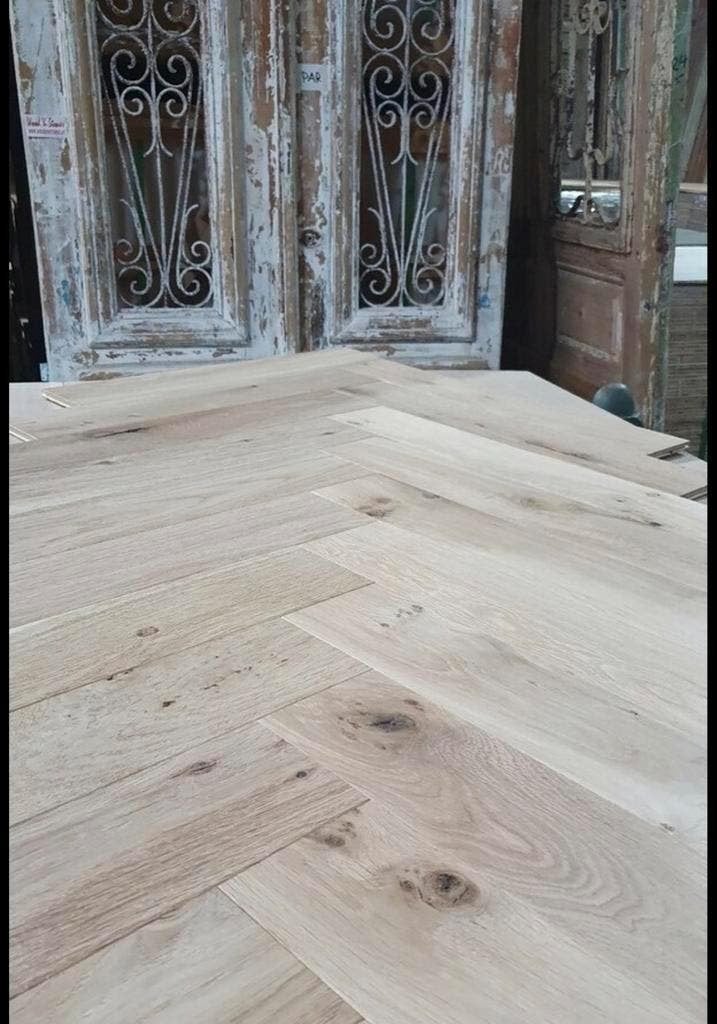 EIKEN CHATEAU VEROUDERDE VISGRAAT VLOER, Ophalen of Verzenden, Nieuw