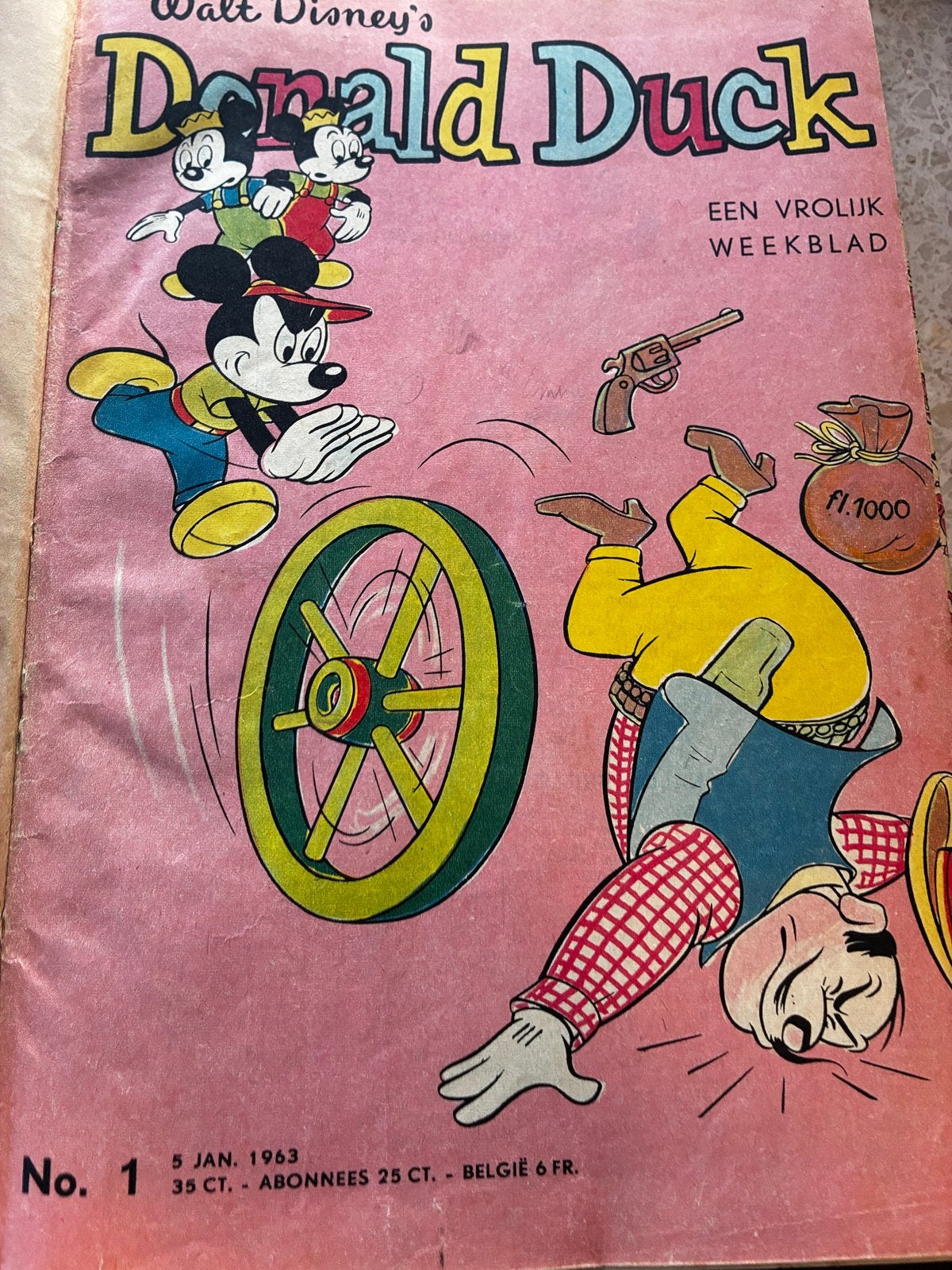 Donald Duck Weekblad Jaargang 1962 en 1963 (gebonden), Boeken, Complete serie of reeks, Ophalen of Verzenden, Gelezen
