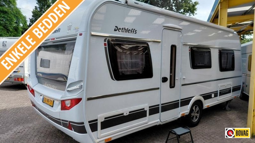 Dethleffs Exclusiv 550 ER - FULL OPTION, Caravans en Kamperen, Caravans, Rondzit, Bedrijf, Kachel, Overige typen