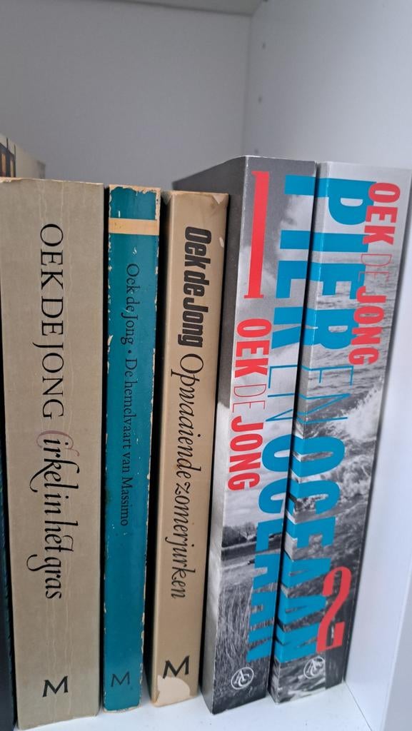 Oek de Jong Boeken Collectie - Diverse Titels pier en oceaan, Ophalen of Verzenden, Gelezen, Oek de Jong, Nederland