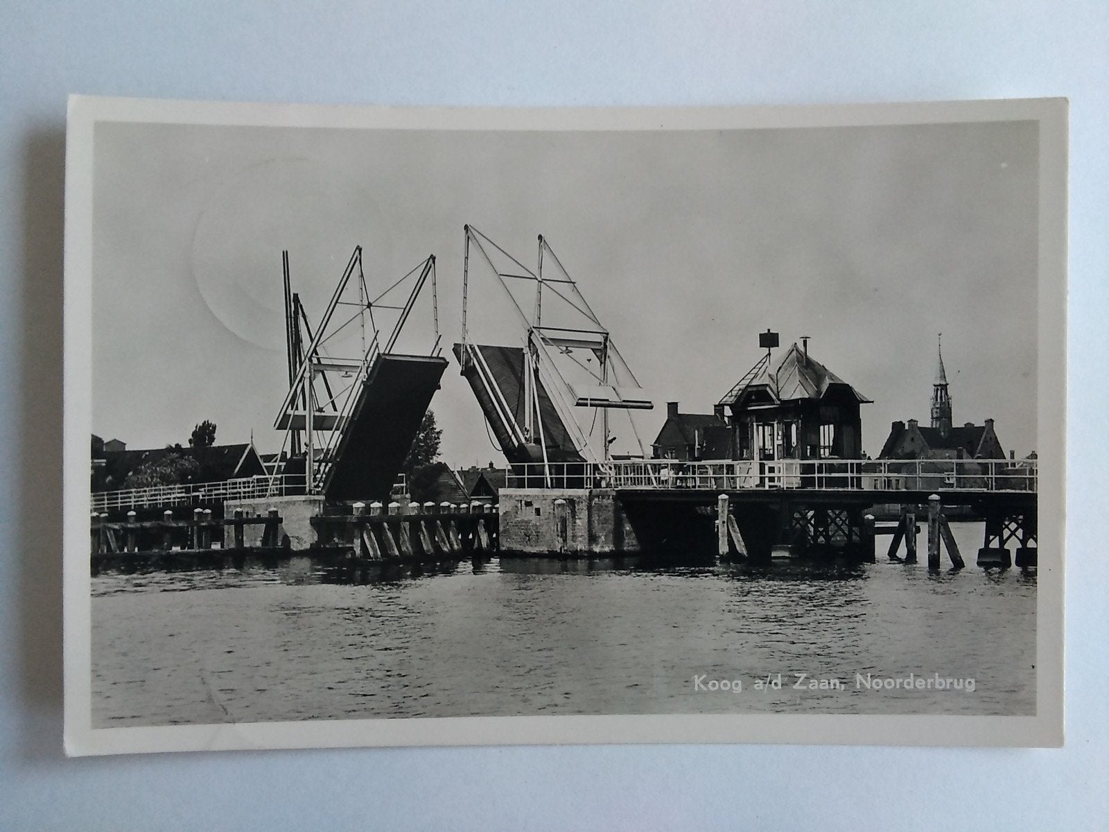 Ansichtkaart Koog ad Zaan Noorderbrug 1955, Verzenden, 1940 tot 1960, Noord-Holland