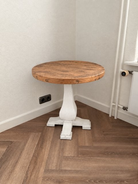 Riviera Maison bijzettafel, 55 cm hoog, 60 cm diameter, Minder dan 55 cm, Gebruikt, Rond, Hout