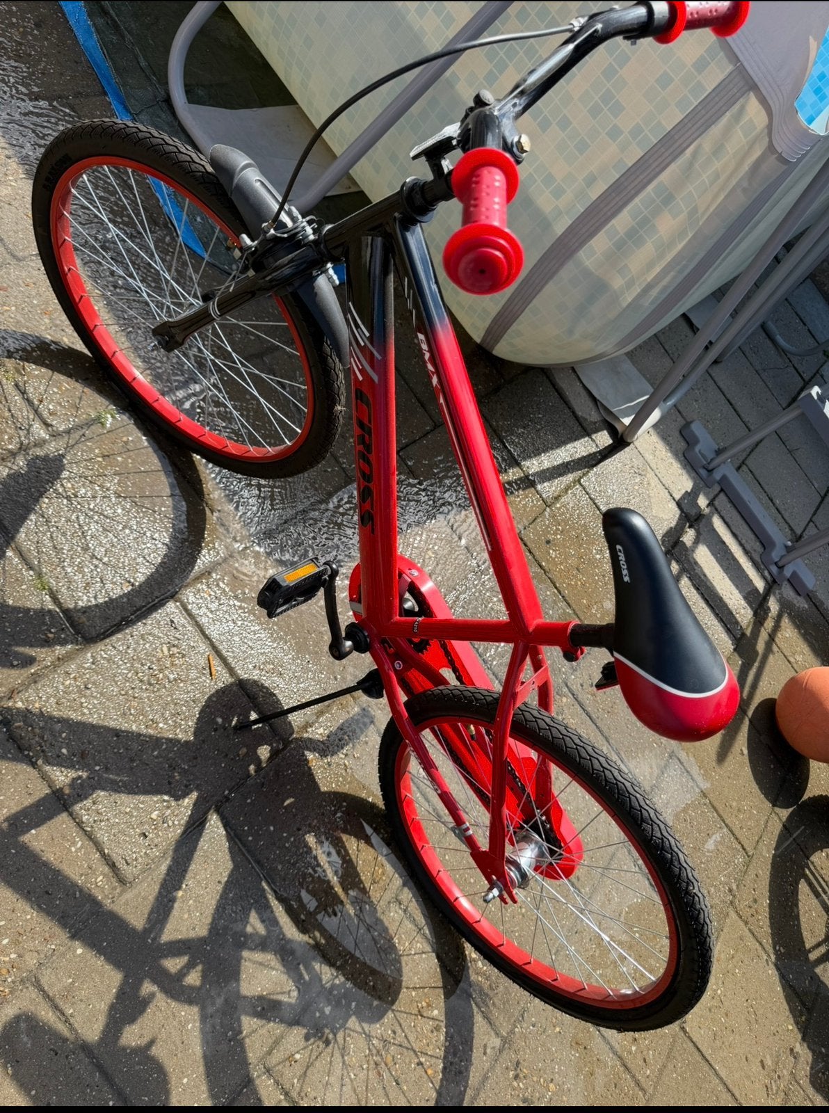 Fiets 22 inch, Ophalen, Zo goed als nieuw, Staal