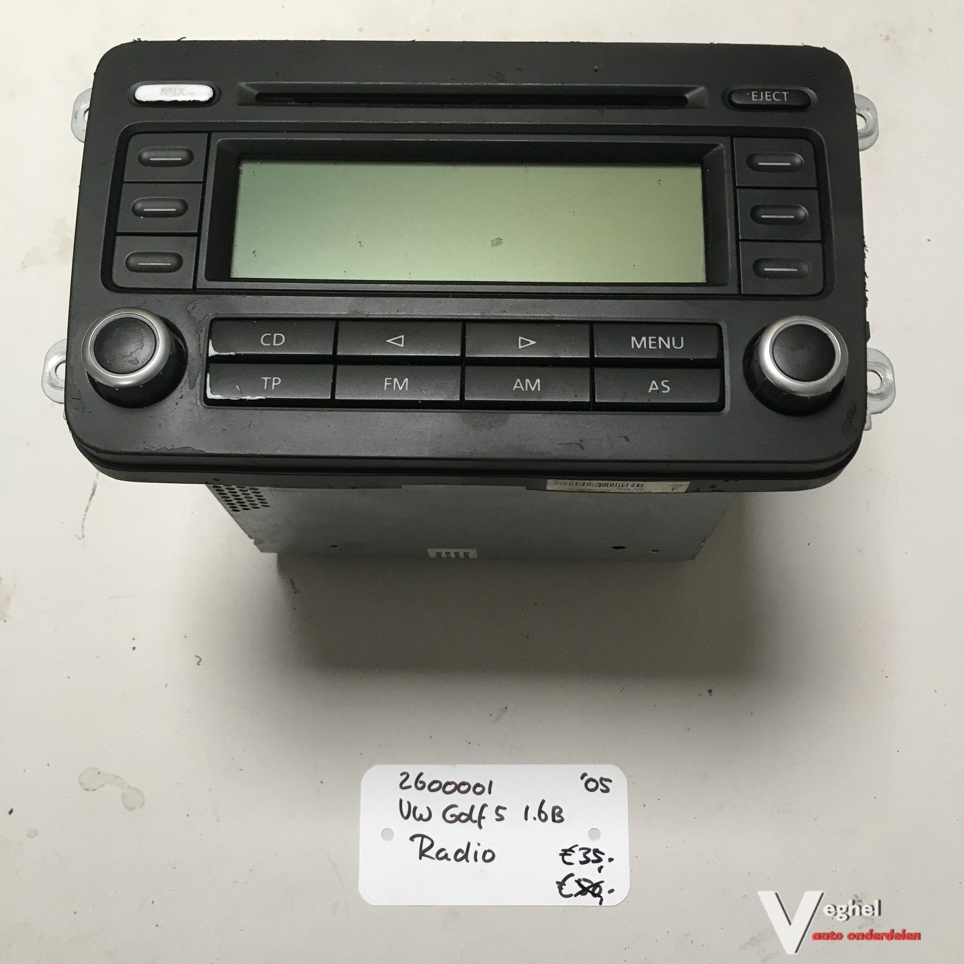 Vw Golf 5 1.6B 2005 5drs 2600001   Radiocd