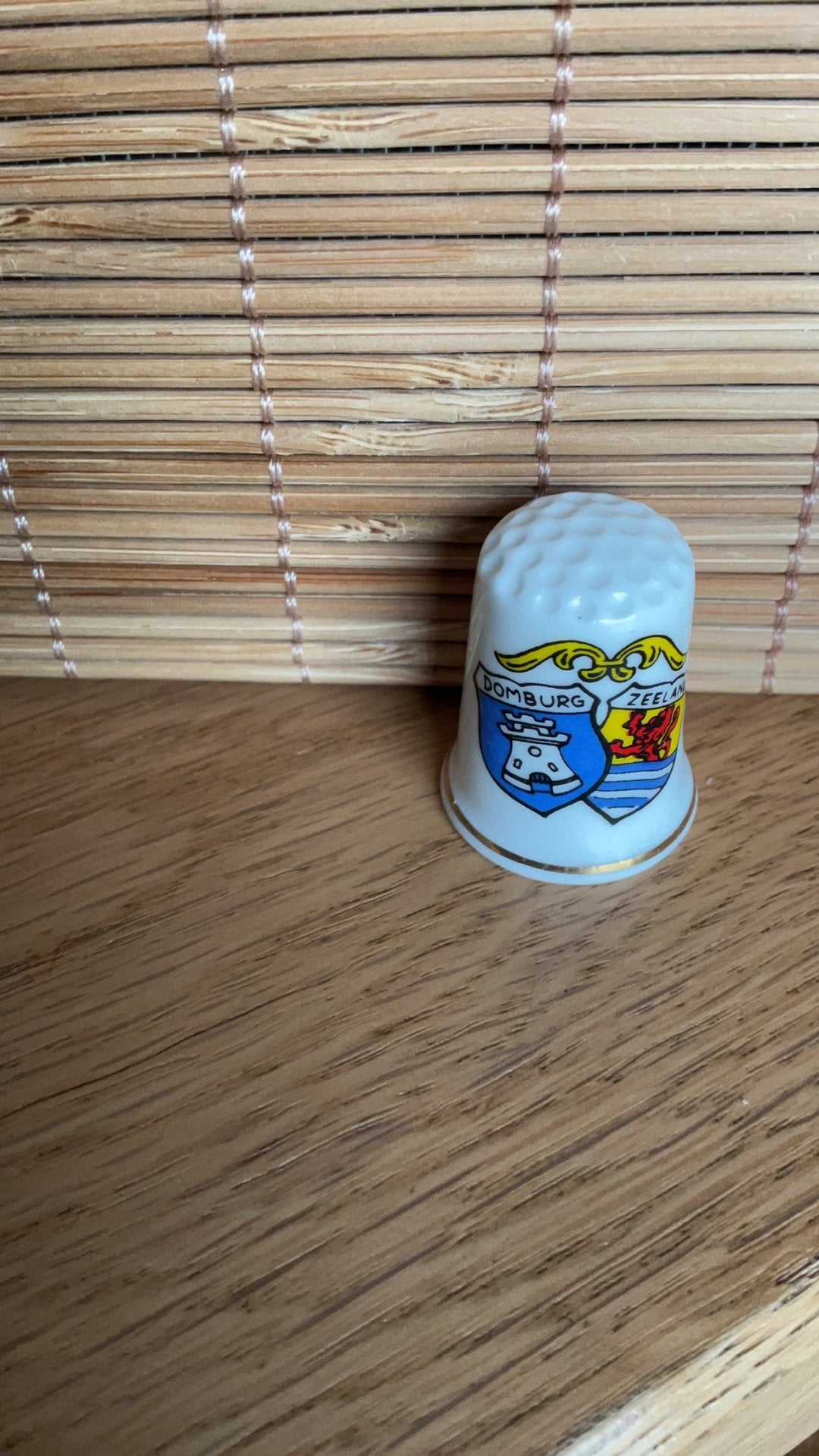 Domburg vingerhoed vingerhoedje vingerhoedjes vingerhoeden, Ophalen of Verzenden, Nieuw, Porselein, Nederland