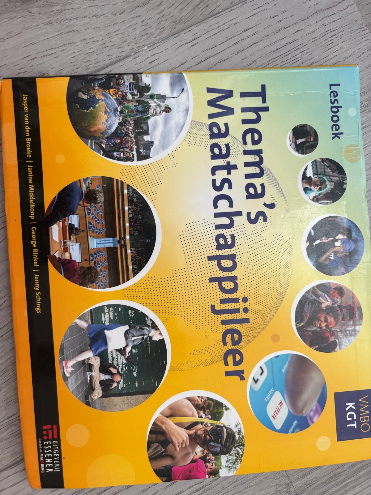 Thema's Maatschappijleer Lesboek VMBO KGT, Ophalen of Verzenden, Zo goed als nieuw, VMBO, Maatschappijleer