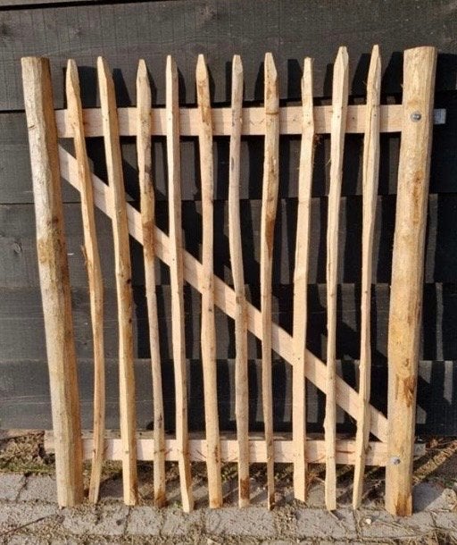 Nieuw Engels hekwerk 30m met loophek, Ophalen, Met poort, Nieuw, Tuinhek