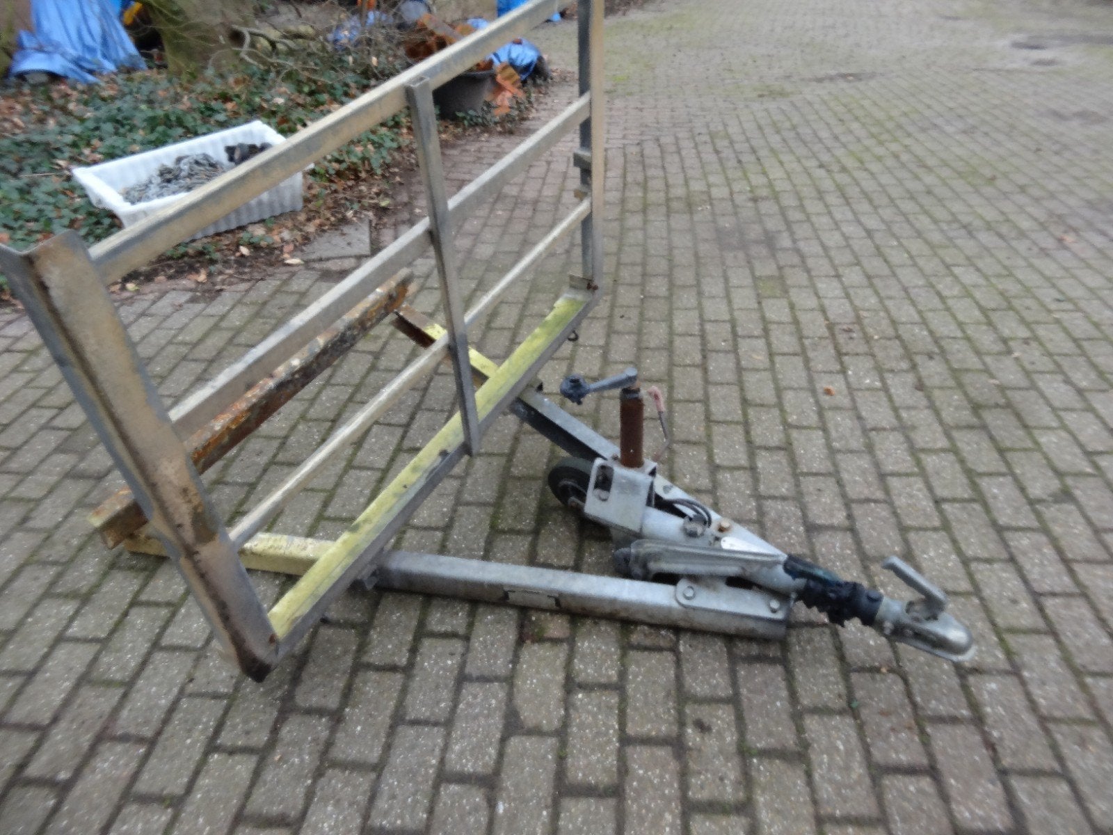 trekboom aanhangwagen met kenteken, Ophalen, Gebruikt