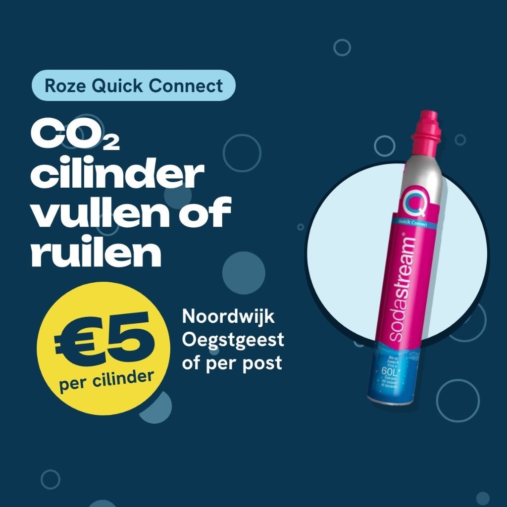 Sodastream Quick Connect vullen € 5,- ook mogelijk per post, Ophalen, Nieuw