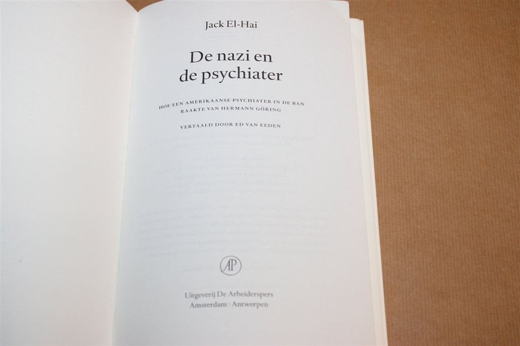 De Nazi en de Psychiater — Amerikaanse Psychiater en Goring, Boeken, Oorlog en Militair, Verzenden, Tweede Wereldoorlog, Gelezen