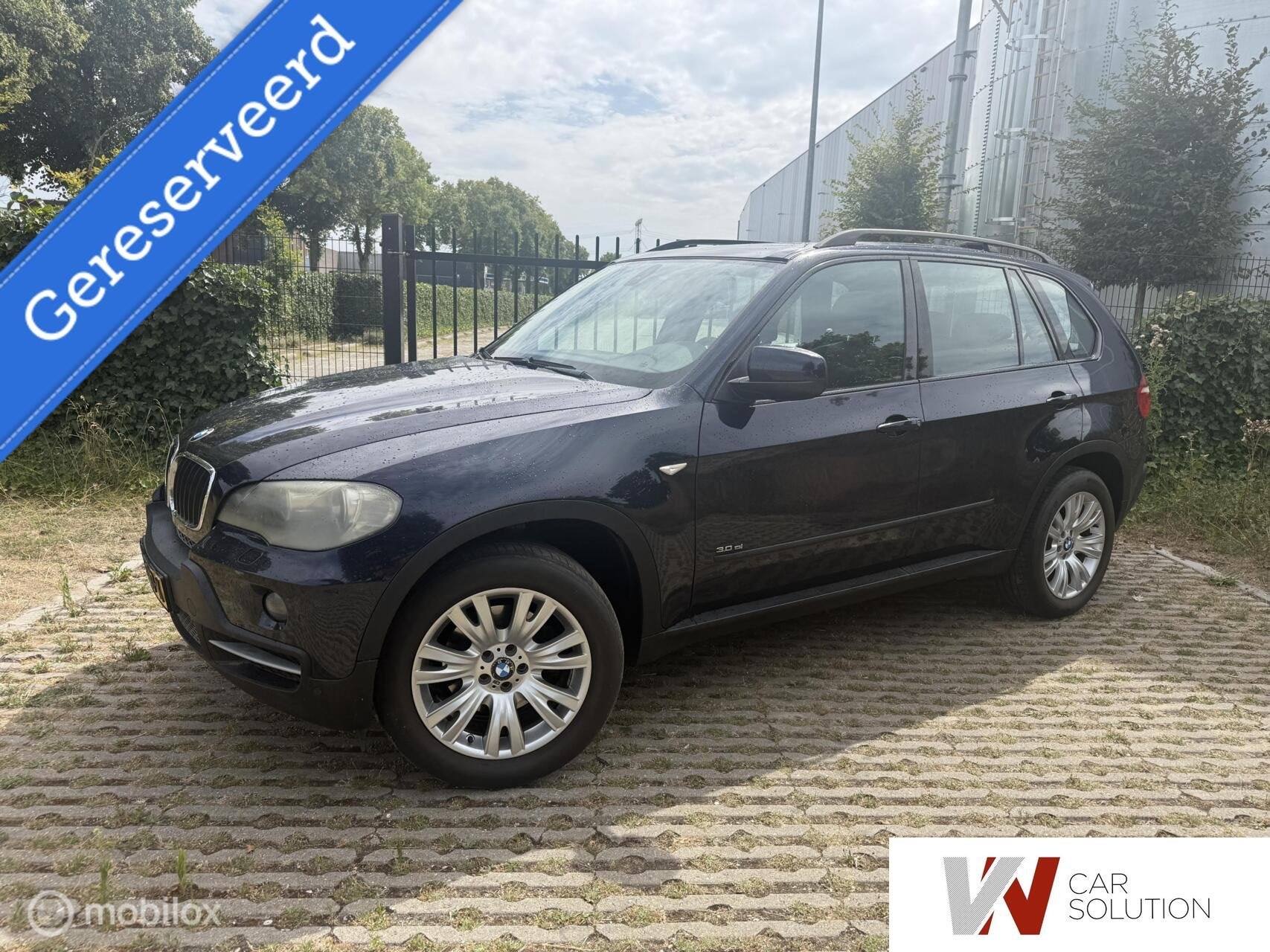 BMW X5 xDrive30i High Executive CLIMA STOELV XENON LEDER, Auto's, BMW, Gebruikt, X5, Automatische klimaatregeling, Blauw