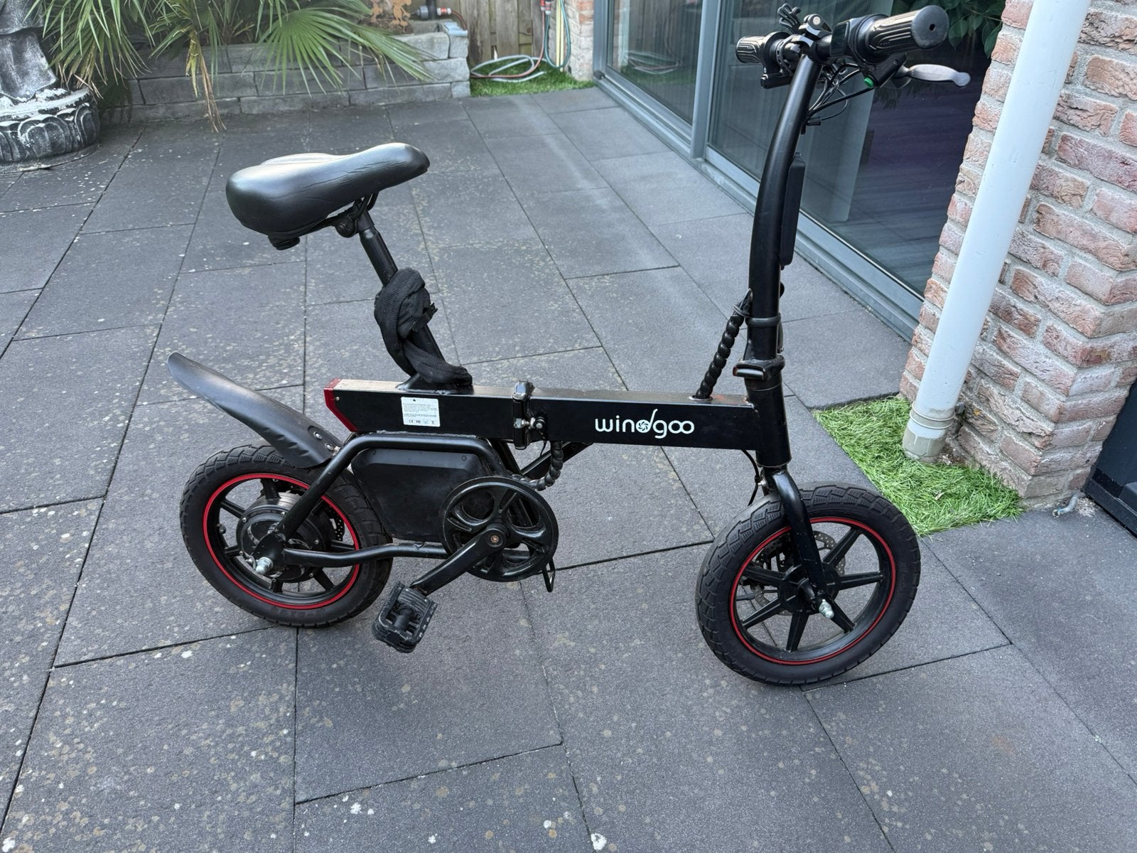 Windgoo volledig gashendel, Fietsen en Brommers, Ophalen, Gebruikt, 14 tot 16 inch