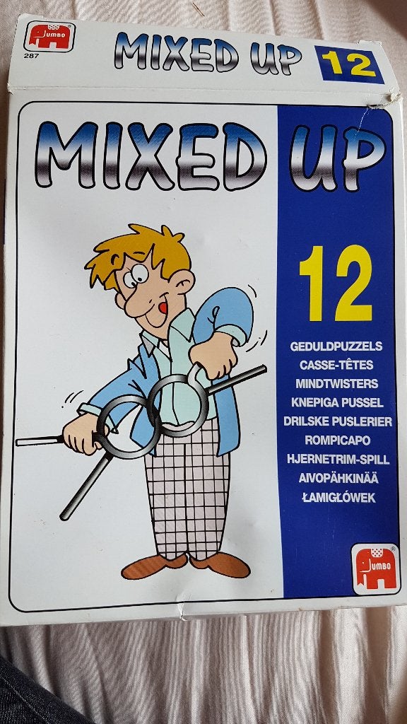 Jumbo mixed up, 12 geduldpuzzels, gebruikt, Hobby en Vrije tijd, Denksport en Puzzels, Ophalen of Verzenden