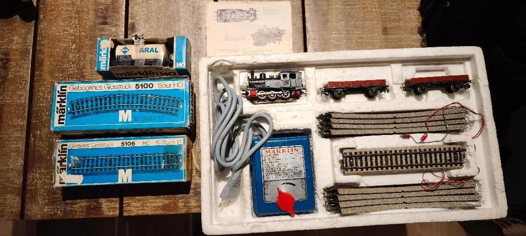 Marklin trein, Hobby en Vrije tijd, Modeltreinen | H0, Ophalen, Gebruikt, Gelijkstroom, Rails