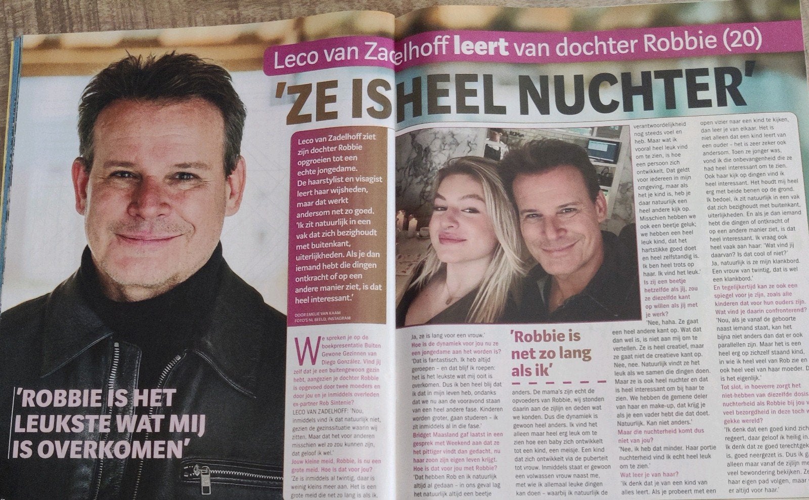 Leco van Zadelhoff - artikel - knipsel, Ophalen of Verzenden, 1980 tot heden, Knipsel(s)