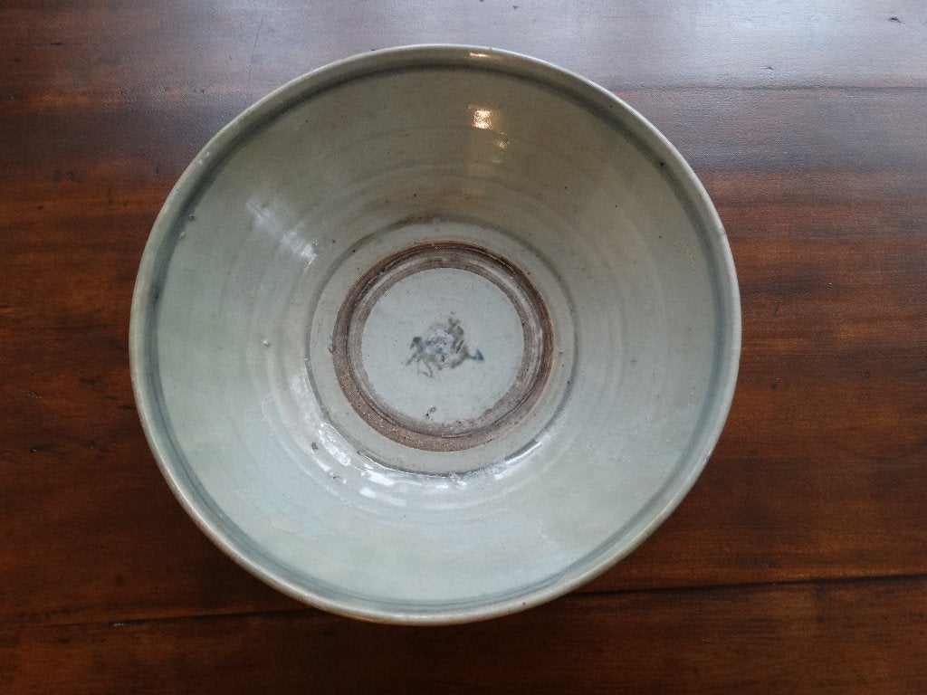 China celadon, gres porseleinen schaal, grote kom, Chinees, Ophalen