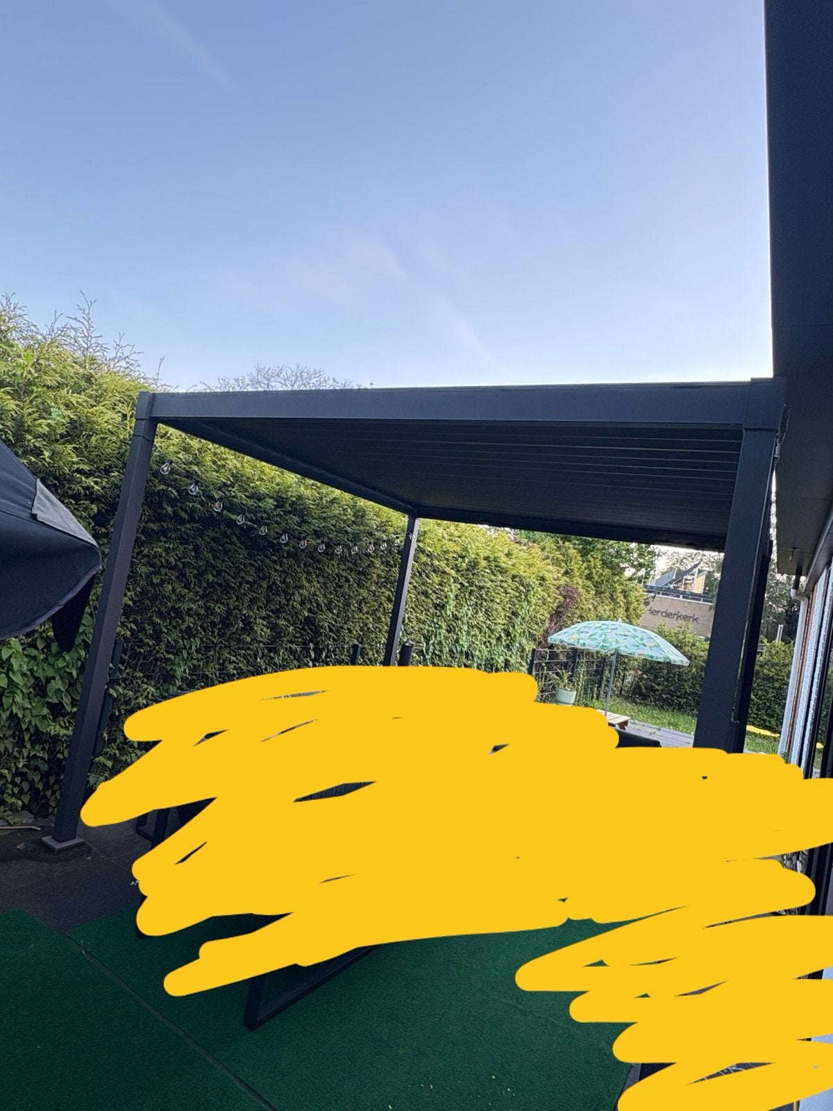 Terrasoverkapping van  Stal 300x300x240cm, Tuin en Terras, Overkappingen, Ophalen, Nieuw, Overige typen