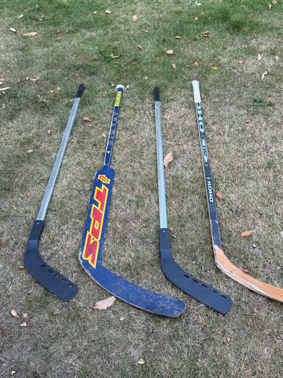 Diverse ijshockeysticks om op straat te gebruiken - Gebruikt, Ophalen of Verzenden, Gebruikt