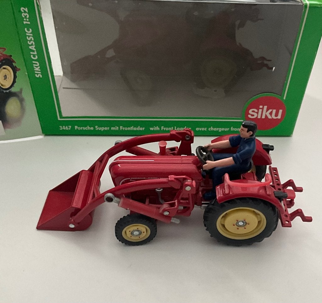 Porsche shovel, Ophalen of Verzenden, Zo goed als nieuw, Tractor of Landbouw, SIKU