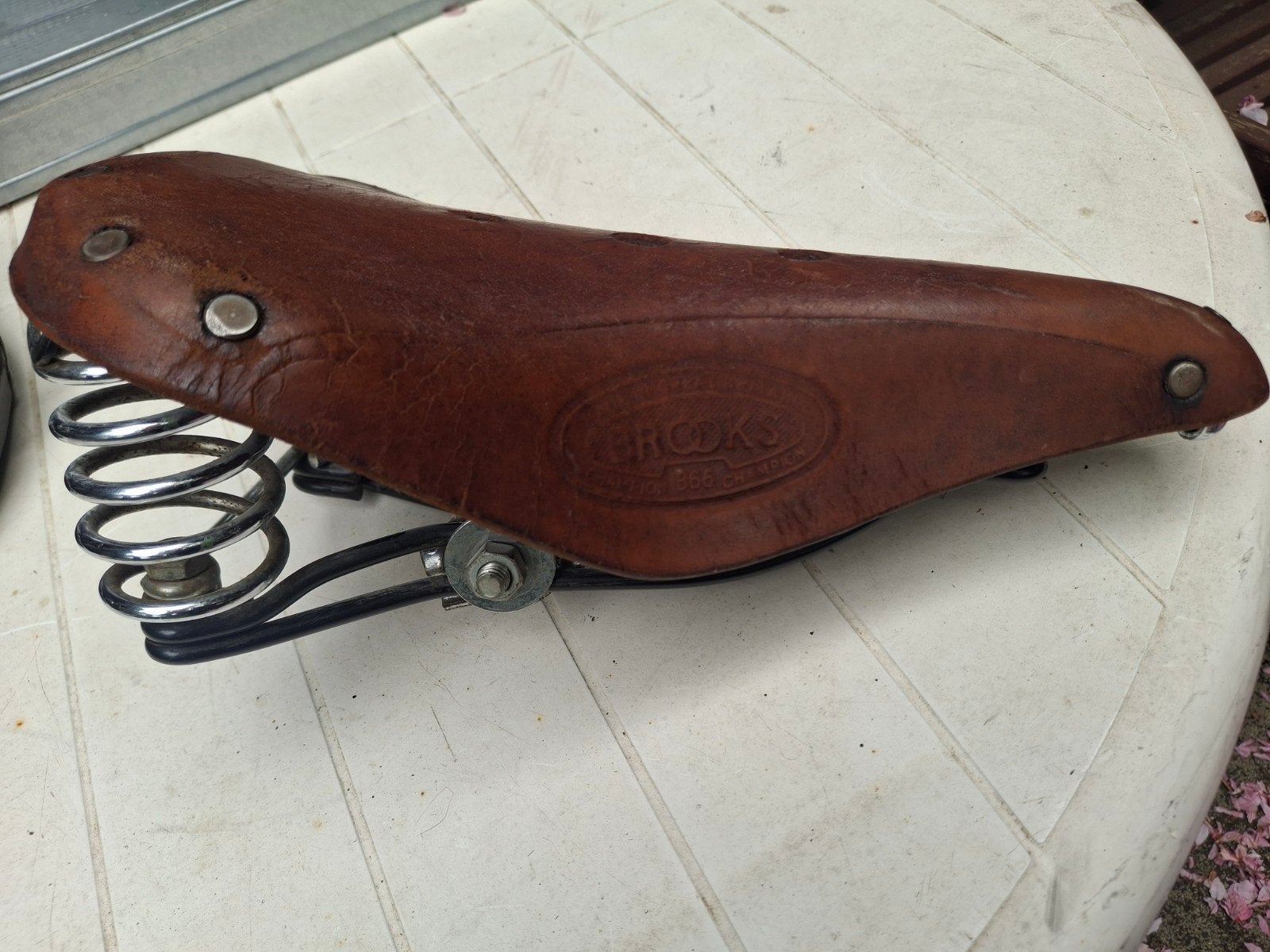 Zadel Brooks B66 Champion genuine leather IZGST, Fietsen en Brommers, Fietsaccessoires | Overige Fietsaccessoires, Ophalen of Verzenden