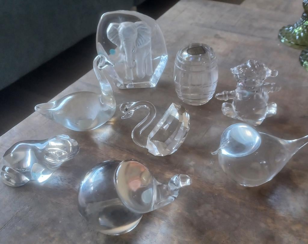 Collectie kristal glas diversen €30,-- vaste prijs!, Ophalen of Verzenden