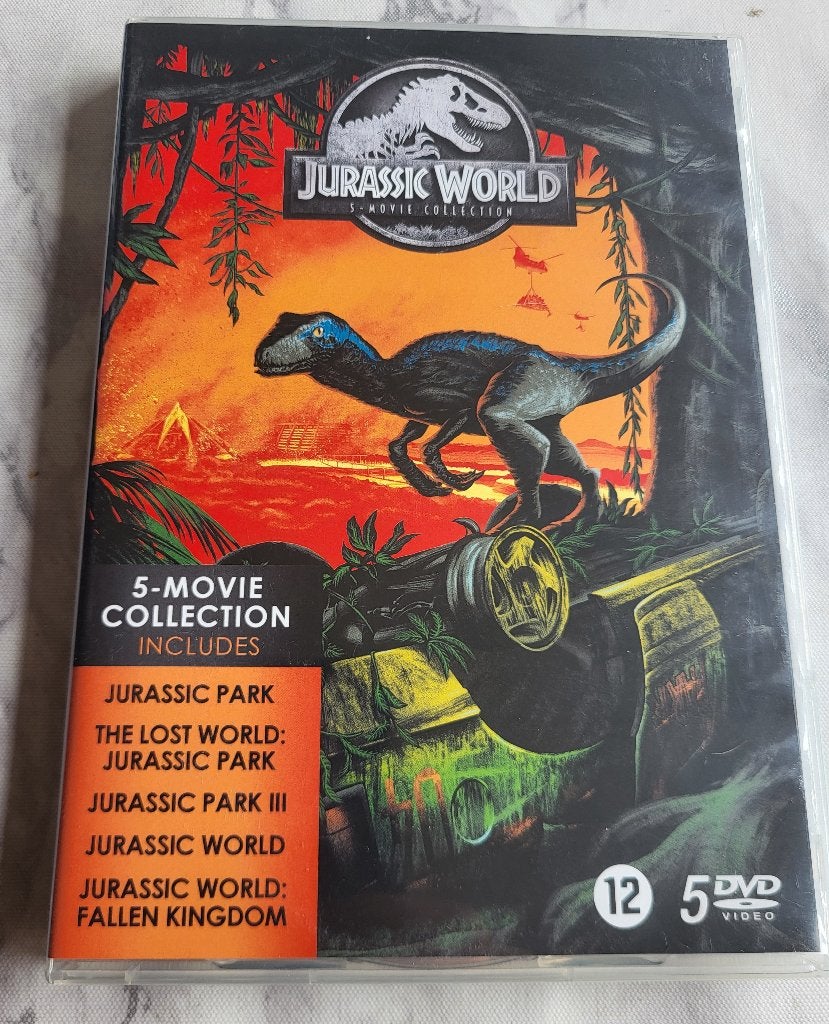 Jurassic Park - 1 t/m 5 Collection NIEUW, Cd's en Dvd's, Engels, Alle leeftijden, Nederlands, Ophalen of Verzenden