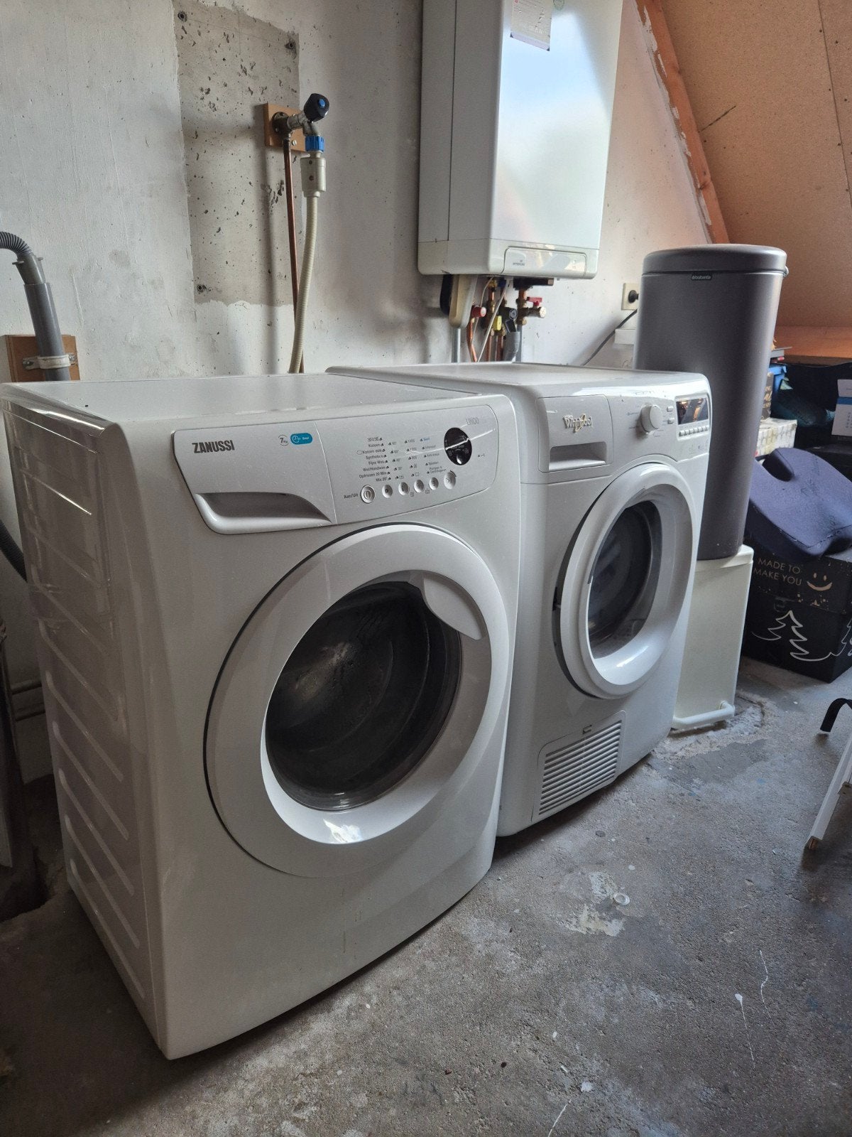 wasmachine en/of droger, 6 tot 8 kg, Ophalen, 1200 tot 1600 toeren, 85 tot 90 cm