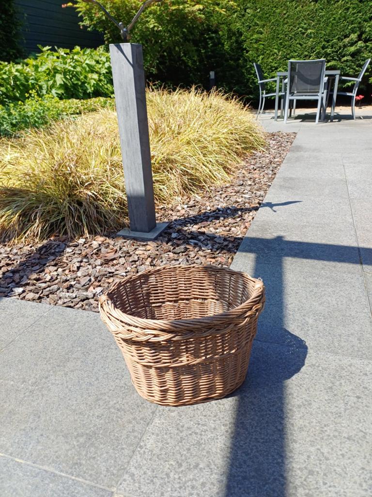 Te koop: Rieten fietsmand, Ophalen, Gebruikt, Fietsmand, Stuurbevestiging