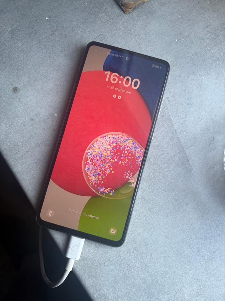 Samsung Galaxy A52s 5G - Wit - Zo goed als nieuw, Wit, Touchscreen, Ophalen of Verzenden, Zo goed als nieuw