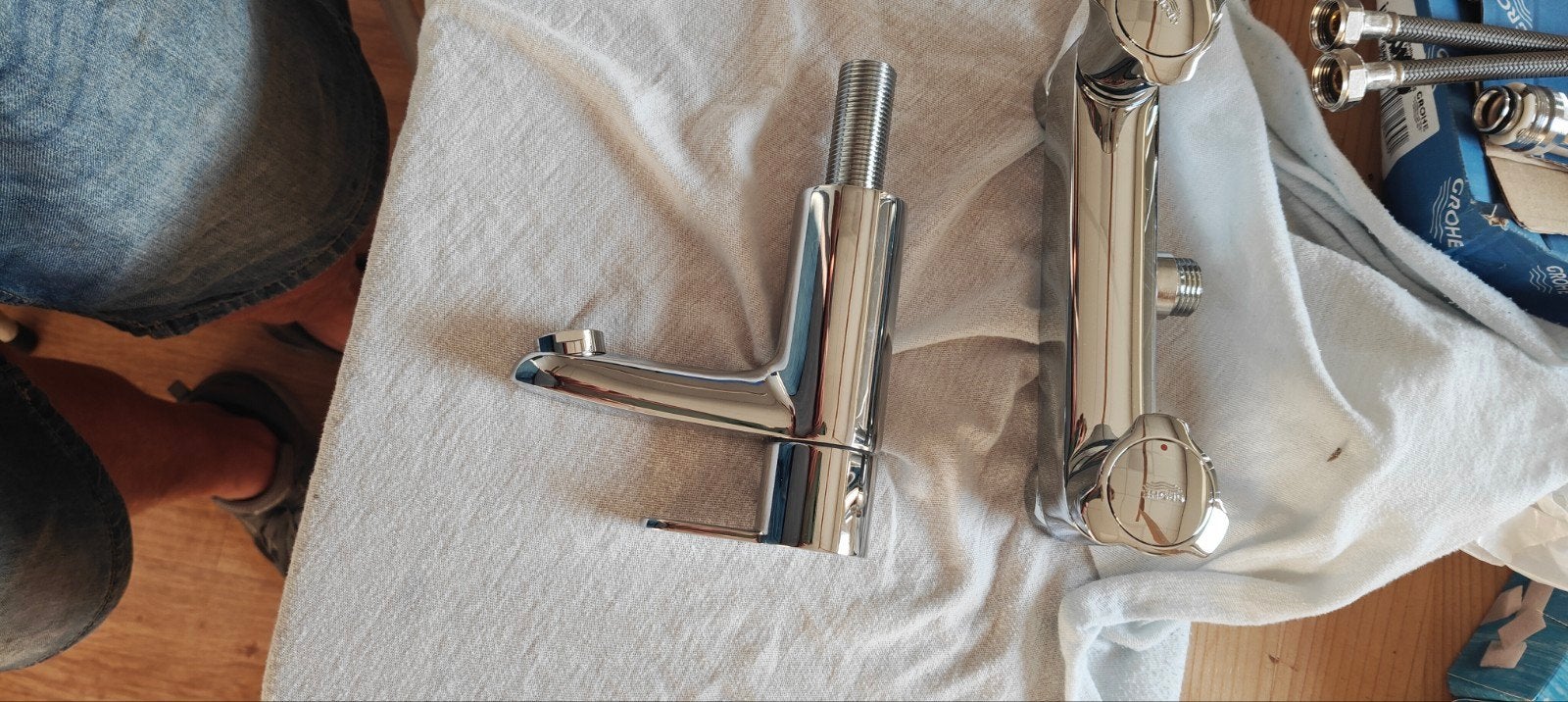 Grohe wastafel kraan, Ophalen, Nieuw, 50 tot 100 cm, Minder dan 100 cm