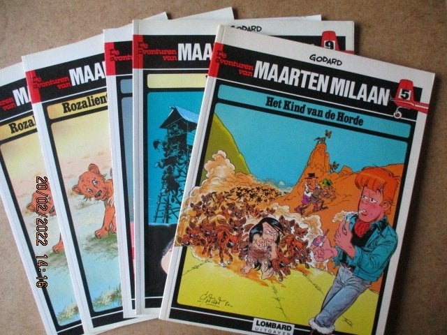 adv5786 maarten milaan, Boeken, Stripboeken, Eén stripboek, Ophalen, Gelezen