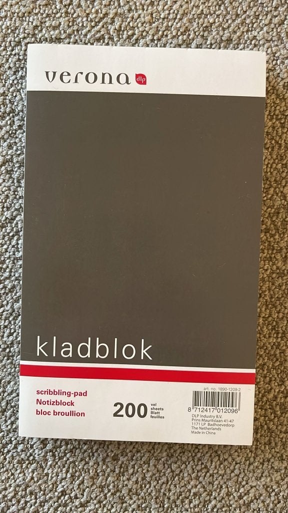 Kladblok, Ophalen of Verzenden, Nieuw