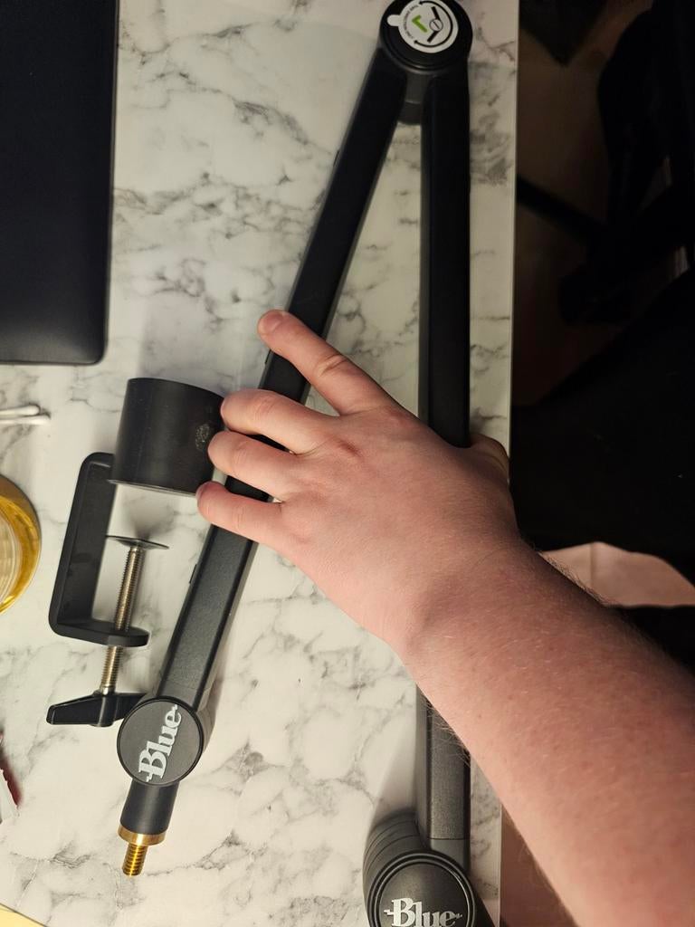 Blue microfoon arm, Muziek en Instrumenten, Microfoons, Ophalen, Zo goed als nieuw, Studiomicrofoon