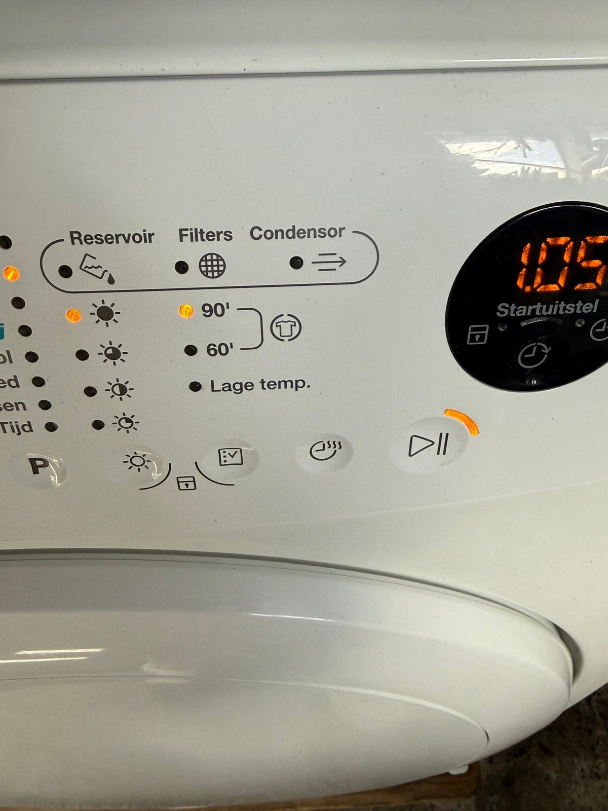 ZANUSSI  LINDO CONDENSDROGER IZGS, 6 tot 8 kg, Ophalen of Verzenden, Zo goed als nieuw, Voorlader