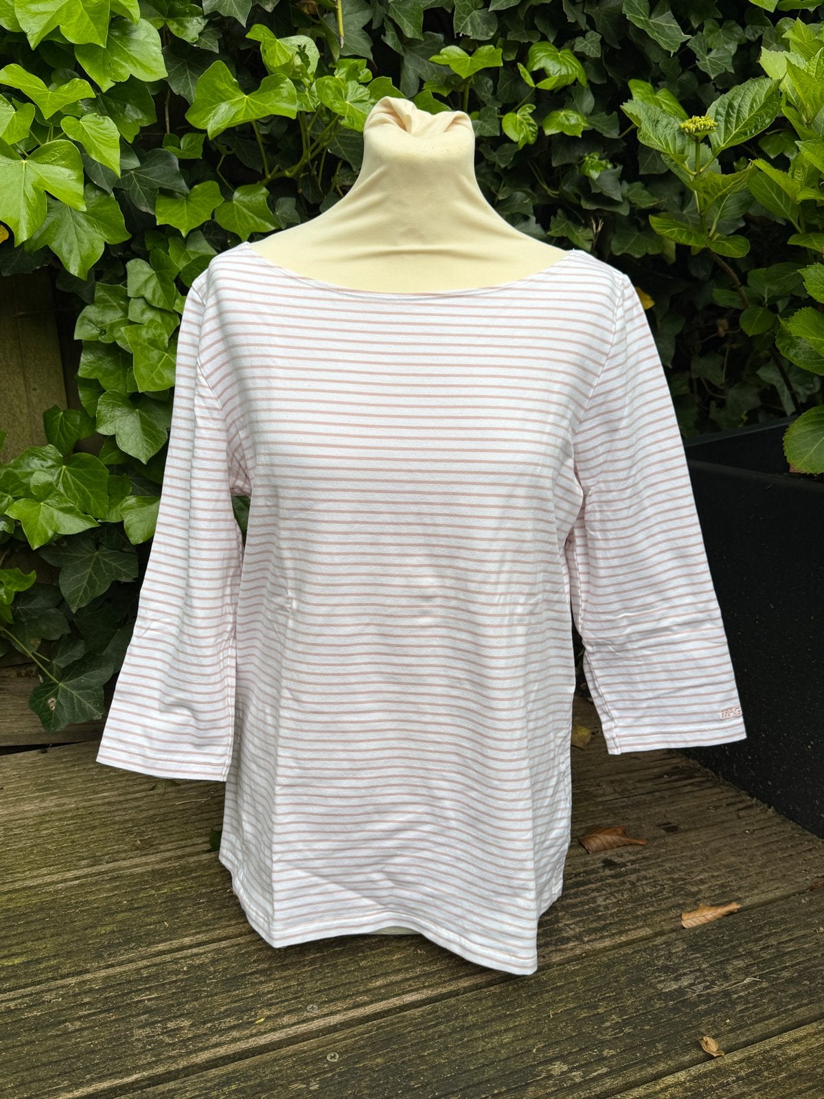 McGregor shirt | wit roze streep | maat XXL, Kleding | Dames, T-shirts, Wit, Maat 46/48 (XL) of groter, Ophalen of Verzenden, Zo goed als nieuw