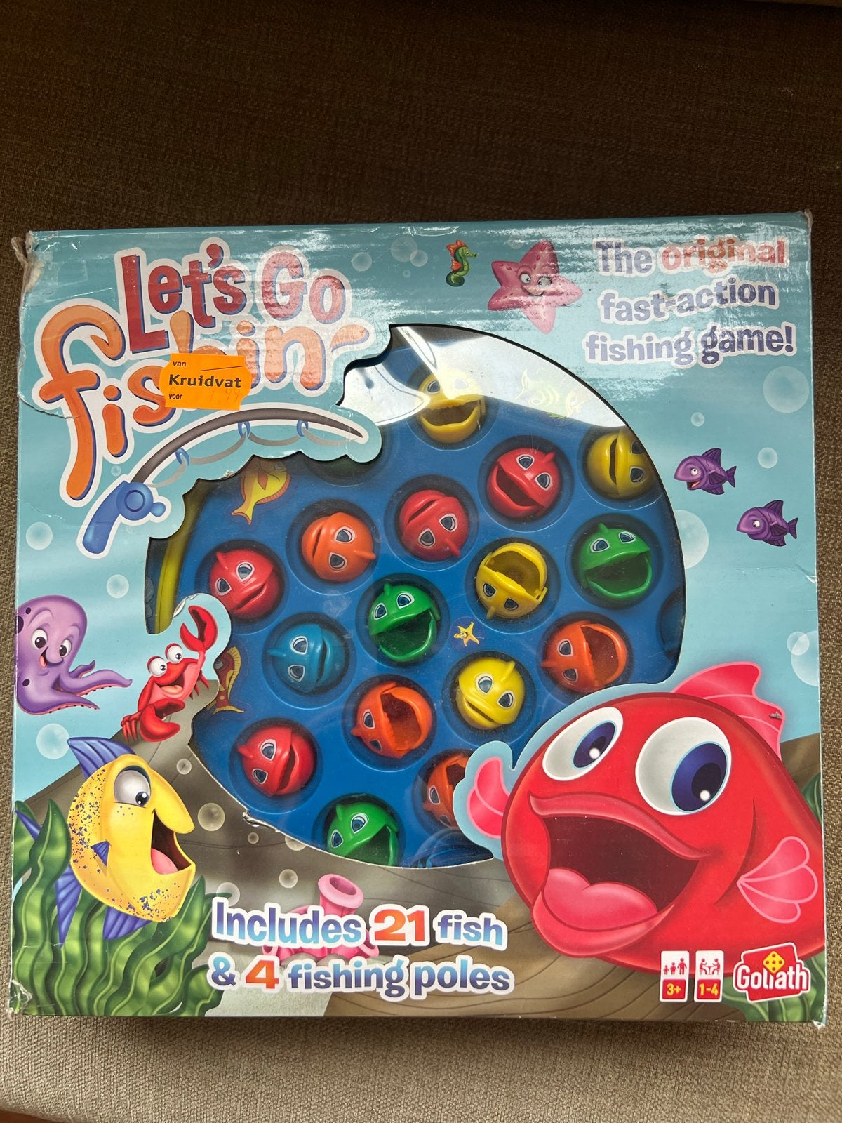 Goliath Let's Go Fishing Original - Actiespel Visspel, Ophalen of Verzenden, Gebruikt, Jongen of Meisje