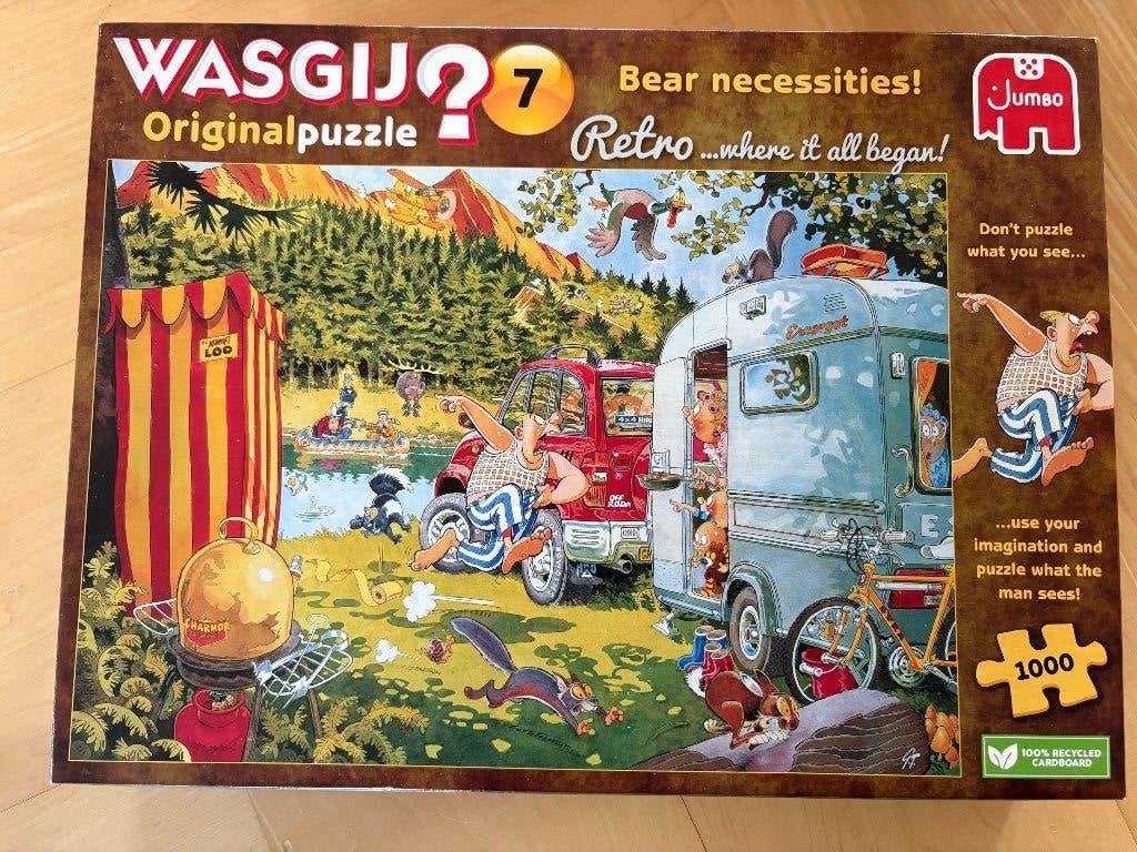 Wasgij puzzel, Ophalen, 500 t/m 1500 stukjes, Zo goed als nieuw, Legpuzzel