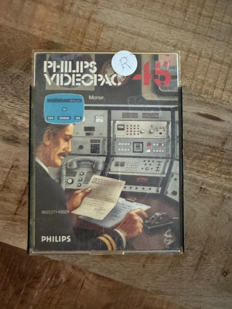 Philips Videopac 45 Morse - Retro Game Cartridge, Puzzel en Educatief, Gebruikt, 1 speler, Ophalen of Verzenden