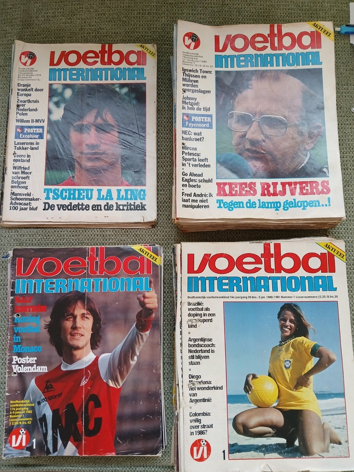 Voetbal International Tijdschriften - Jaren '80 Collectie, Ophalen of Verzenden, Gelezen, Sport en Vrije tijd