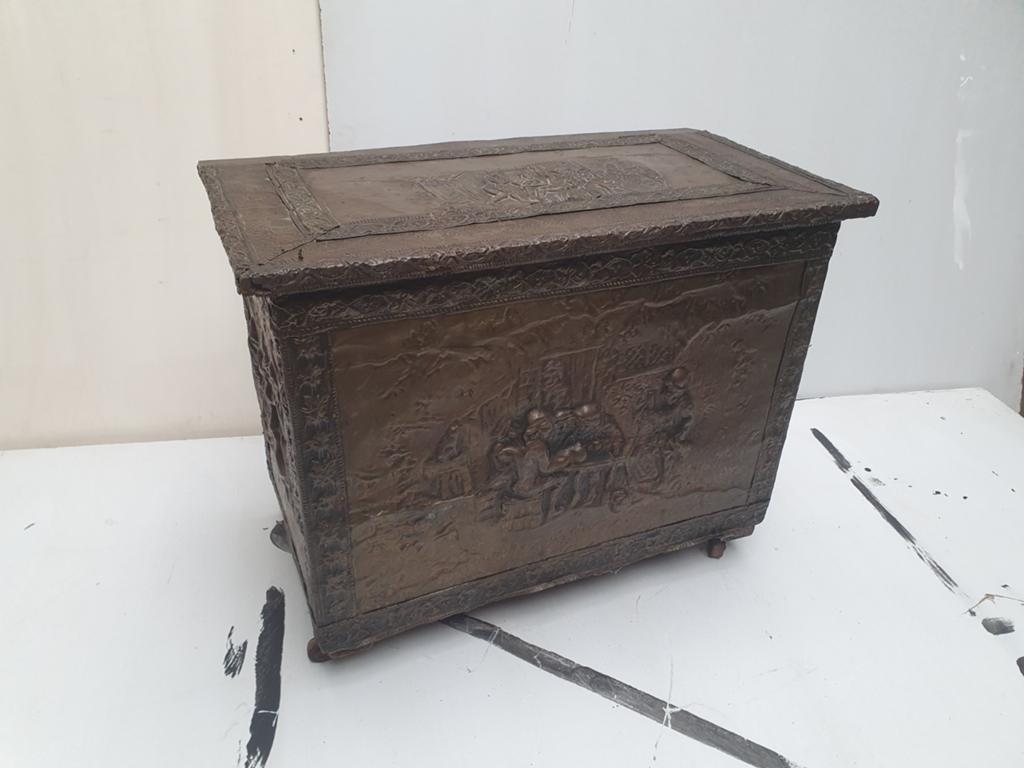 Koperen kist, Antiek en Kunst, Ophalen of Verzenden