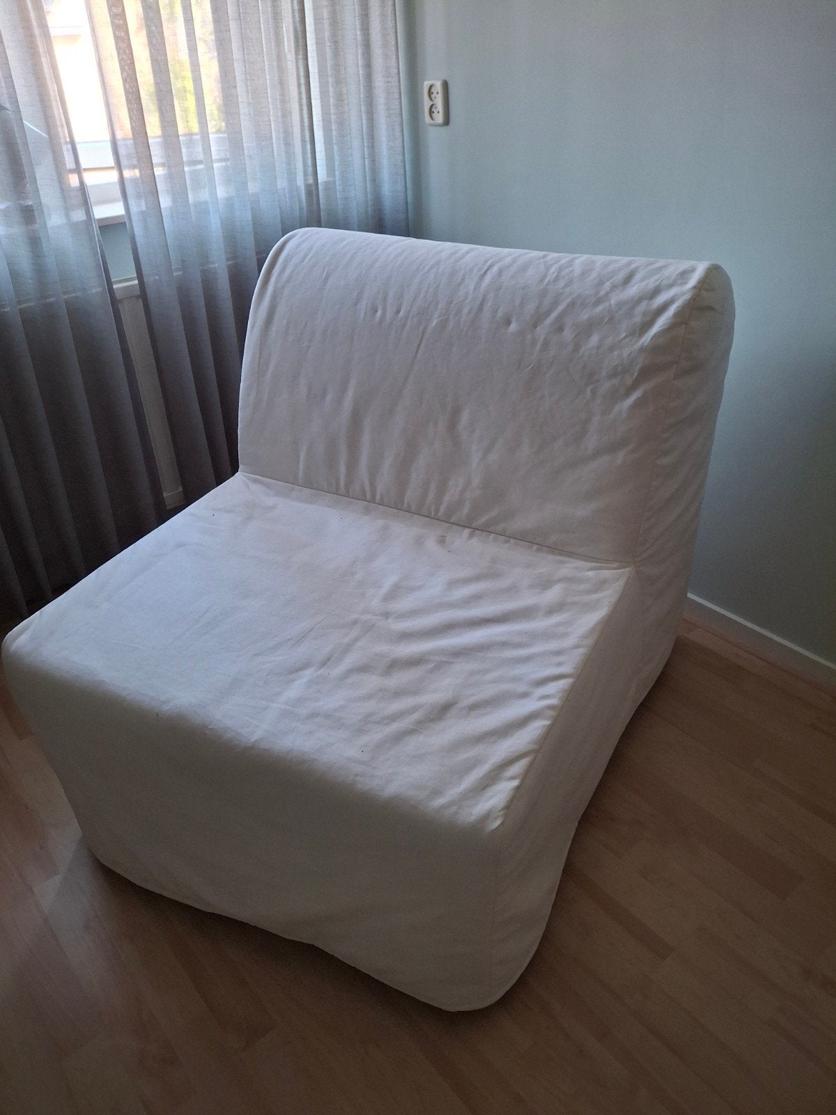 Ikea Lycksele slaapfauteuil - Comfortabel en praktisch, Ophalen, Eenpersoons, 80 cm