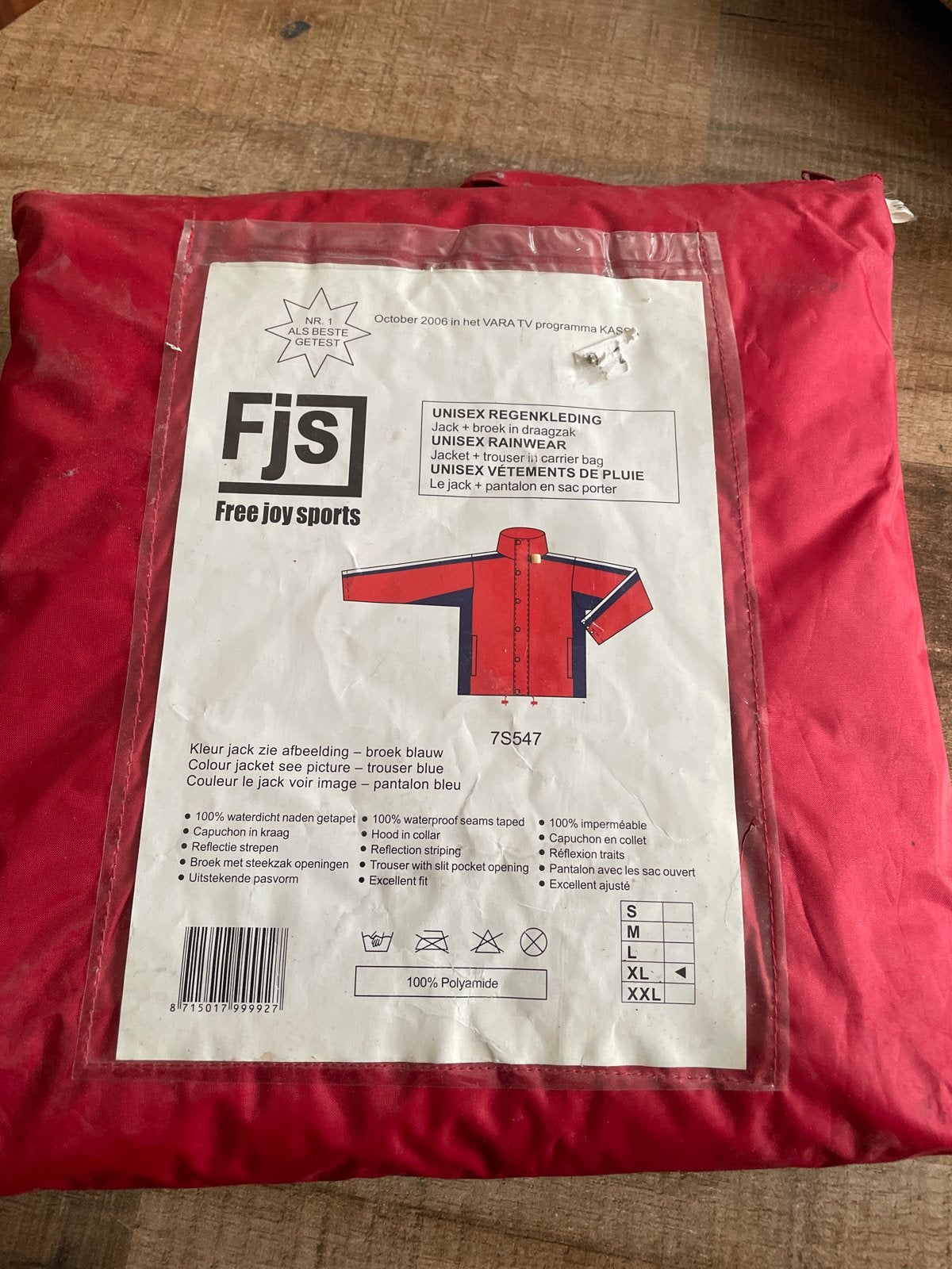 Regenpak - Rood (Nieuw in verpakking)xl, Ophalen of Verzenden, Nieuw, Regenpak, Dames