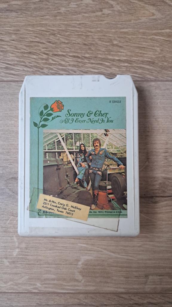 Sonny & Cher - All I Ever Need Is You 8-track tape 8 track, Ophalen of Verzenden, Zo goed als nieuw, Overige genres, 1 bandje