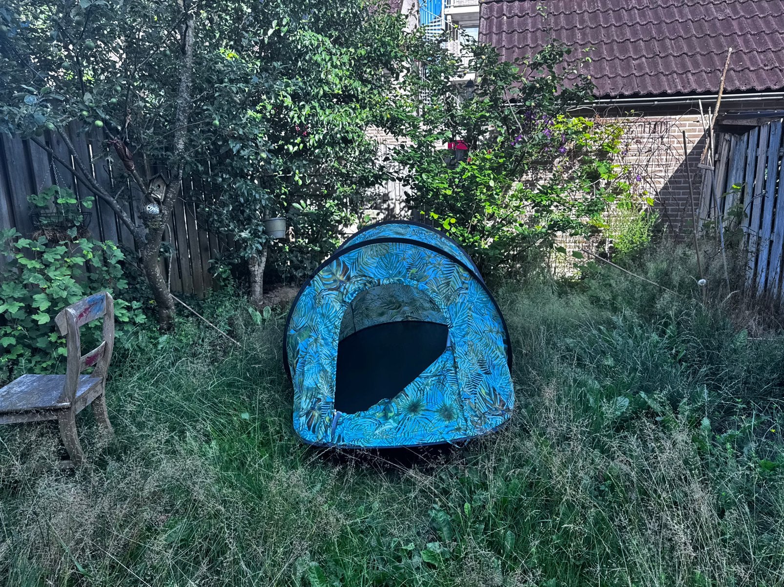 Vouwtent leuk voor kinderen, Caravans en Kamperen, Tenten, Ophalen, Zo goed als nieuw