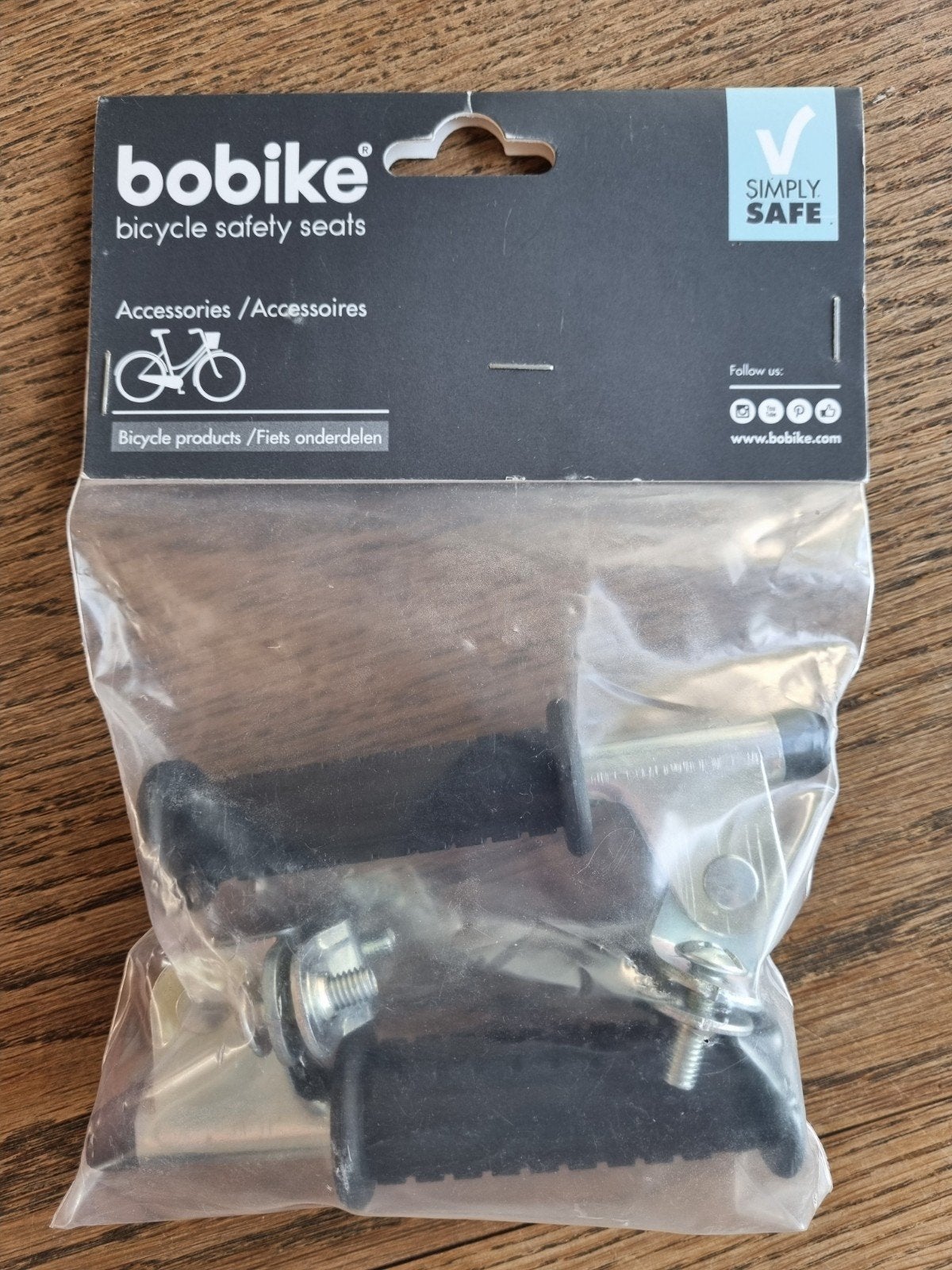 Bobike Voetsteunen voor Fietszitje - Nieuw in Verpakking, Elektrische fiets, Overige typen, Ophalen of Verzenden, Bobike