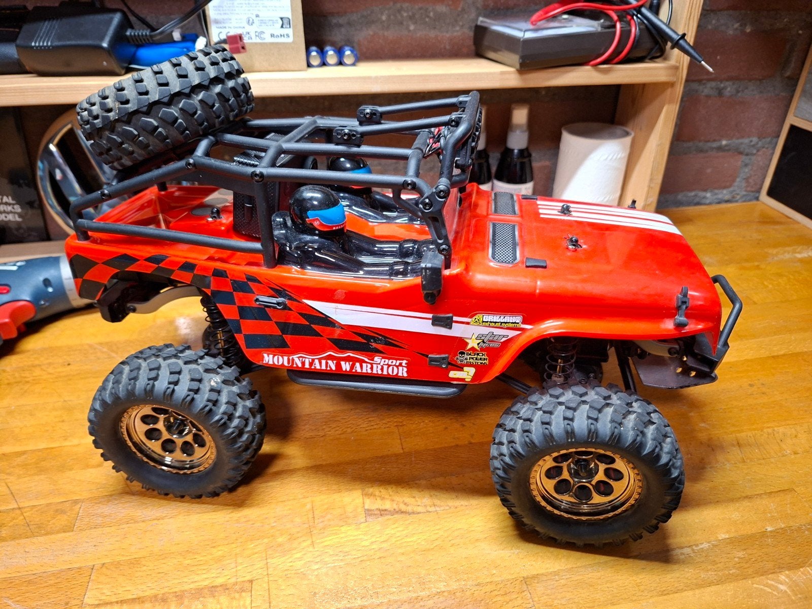 Carson Mountain Warrior Sport 2.0 RC Crawler 1:12 Rood, Ophalen of Verzenden