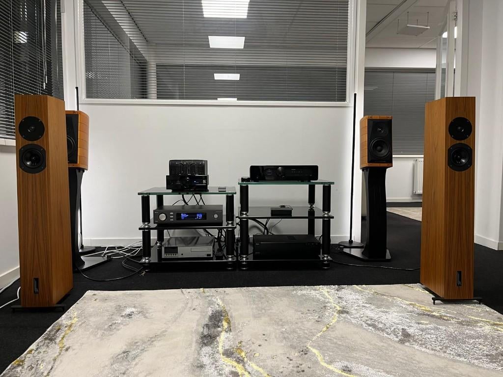 blumenhofer fun 10, Audio, Tv en Foto, Zo goed als nieuw, 60 tot 120 watt, Front, Rear of Stereo speakers, Ophalen
