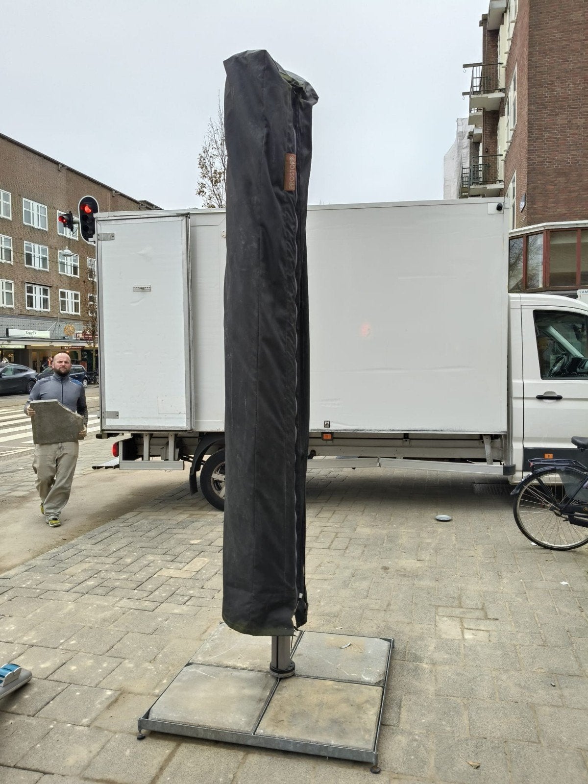 Prostor Horeca Parasol, Zware Voet, Ophalen, Meer dan 4 meter