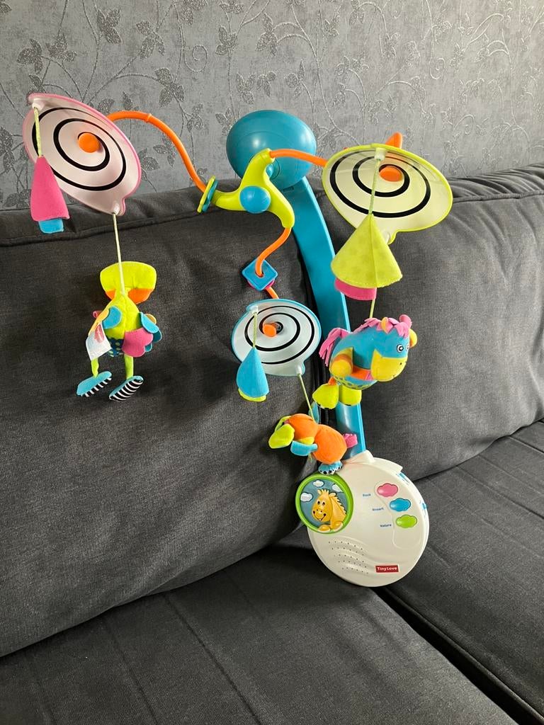 Muziek mobile voor boven de box, Ophalen, Gebruikt, Mobiel, Met licht