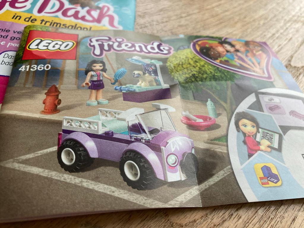 LEGO Friends 41360 Emma's Mobiele Dierenkliniek, Ophalen, Zo goed als nieuw